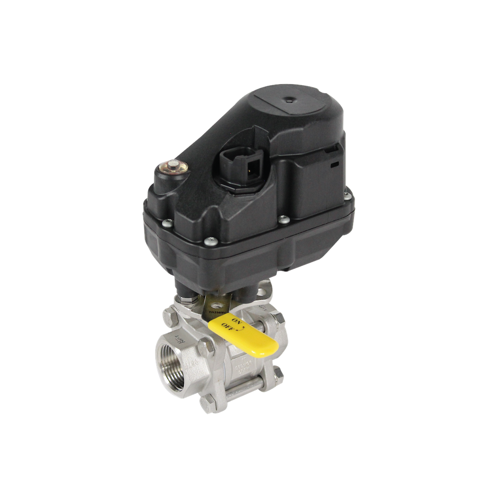 Stainless Steel 3-Piece, 2-Way Ball Valves