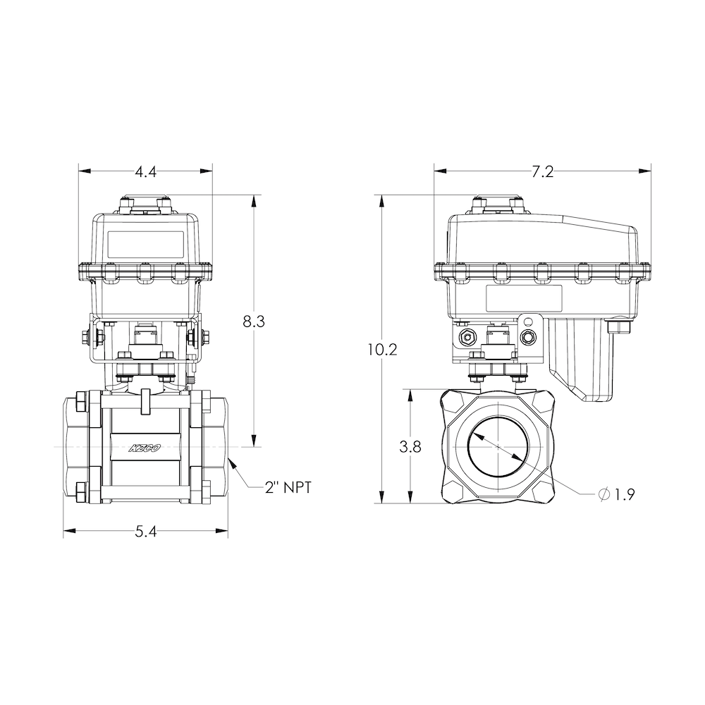 NSF 61 Stainless Steel Ball Valves