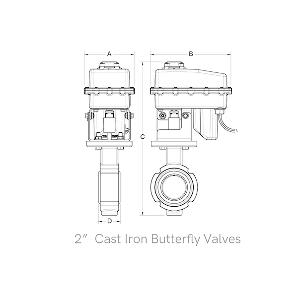 Cast Iron and Aluminum Butterfly Valves