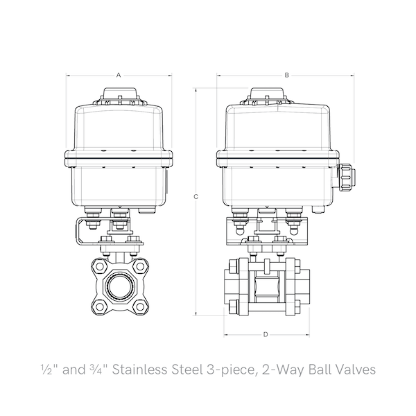 NSF 61 Stainless Steel Ball Valves