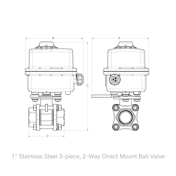 NSF 61 Stainless Steel Ball Valves